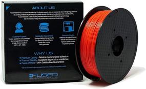 img 3 attached to 🔴 Fusion Materials: Red PLA 3D Printer Filament - 1Kg Spool