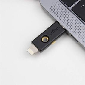 img 2 attached to 🔑 Yubico YubiKey 5Ci - Ключ двухфакторной аутентификации для безопасности Android/PC/iPhone, разъемы Lightning/USB-C - FIDO-сертифицированный USB-ключ для повышенной защиты онлайн-аккаунтов