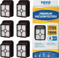 veva premium hepa filter set for bissell model 1866 crosswave and 1785 series vacuums - 6 pack of filters | part #1608683 логотип