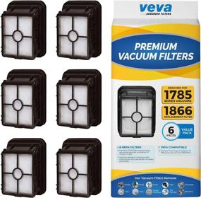 img 4 attached to VEVA Premium HEPA Filter Set for Bissell Model 1866 Crosswave and 1785 Series Vacuums - 6 Pack of Filters | Part #1608683