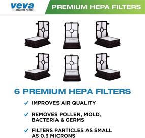 img 3 attached to VEVA Premium HEPA Filter Set for Bissell Model 1866 Crosswave and 1785 Series Vacuums - 6 Pack of Filters | Part #1608683