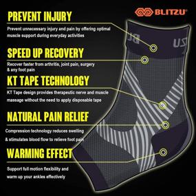 img 3 attached to 🦶 Fasciitis Compression Swelling Aid: Enhance Circulation and Reduce Swelling