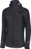 🌧️ stay dry and stylish: gore wear women's waterproof hooded running jacket логотип