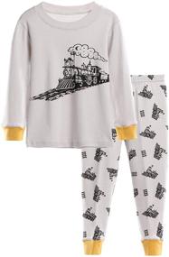 img 2 attached to 🦖 Dinosaur-themed Sleepwear Sets for Boys - LOKTARC Pajamas Collection