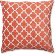 pillow perfect keaton 16 5 inch orange logo