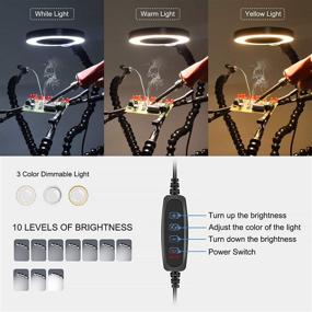 img 3 attached to 🔍 Enhanced Precision: Adjustable Electronics Magnifying Soldering Magnifier