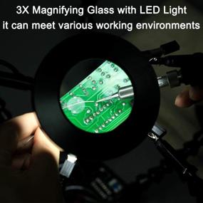 img 2 attached to 🔍 Enhanced Precision: Adjustable Electronics Magnifying Soldering Magnifier