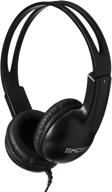 koss ur10i lightweight headphone, black: unparalleled audio experience logo