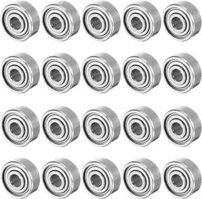 img 4 attached to 🔩 High-Performance Uxcell Shielded Miniature Bearing – 3mm x 10mm x 4mm