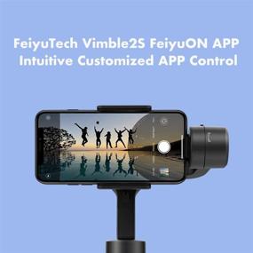 img 1 attached to 📷 FeiyuTech Vimble 2S: Ultimate Smartphone Gimbal with Extendable Stabilizer for Pro-Grade Photos and Videos