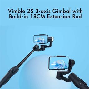 img 3 attached to 📷 FeiyuTech Vimble 2S: Ultimate Smartphone Gimbal with Extendable Stabilizer for Pro-Grade Photos and Videos