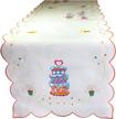 tabletops birthday tablecloth embroidered decoration logo