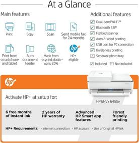 img 1 attached to 🖨️ Get the HP ENVY 6455e All-in-One Printer with 6 Months Free Instant Ink & HP+