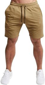 img 4 attached to High-Performance Men's Casual Training Shorts - Perfect for Gym, Fitness, Bodybuilding, Running, Jogging