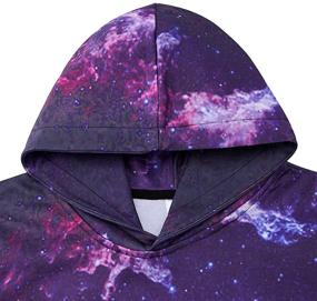 img 1 attached to Idgreatim Kids 3D Printed Hooded Sweatshirt with Pocket - Warm and Thick Pullover for Boys and Girls Ages 5-16 Years