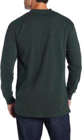 img 1 attached to 👔 Stylish & Durable Wrangler Sleeve Oatmeal Heather Men's Workwear - Comfortable & Functional Clothing