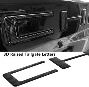 img 3 attached to Tailgate Inserts Letters Compatible For 2019 2020 2021 Silverado