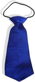 img 4 attached to Solid Color Polyester Years Blue Boys' Accessories and Neckties