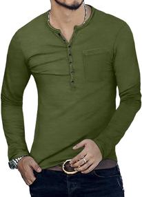 img 3 attached to 👕 YTD Fashion Casual Sleeve T-shirts: Stylish Men's Shirts for a Trendy Look