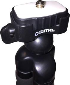 img 1 attached to 📷 SIMA STV-BPL: Large Bendable Grippy Tripod with Flexible Foam Legs - 8 inches
