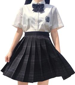 img 4 attached to 🌼 DRGE Pleated Yellow Women's Uniform for Girls' Clothing