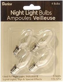 img 2 attached to 💡 Darice 6201 09 Pack of 4 Bulbs, 5 Watt, Enhanced for SEO