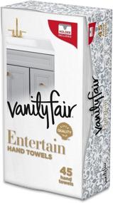 img 2 attached to Vanity Fair Entertain Disposable Hand Towel Set 🎉 - 45 Paper Hand Towels with Holder (Designs Vary)