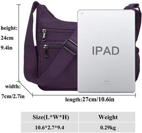 img 2 attached to 👜 Stylish and Practical Crossbody Shoulder Waterproof Messenger Pocketbook for Women - Ideal Handbags and Wallets Combo
