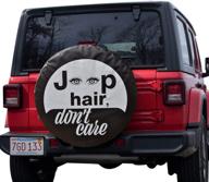 🌸 four blossoms spare tire cover: embrace the jp hair, don't care attitude for suvs! logo