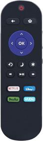 img 2 attached to 🔧 High-Quality Replacement Remote for Onn Roku TV Models 100012585, 100012586, 100018971, and More - Compatible with Onn Roku Smart Soundbar 9100X