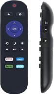 🔧 high-quality replacement remote for onn roku tv models 100012585, 100012586, 100018971, and more - compatible with onn roku smart soundbar 9100x logo