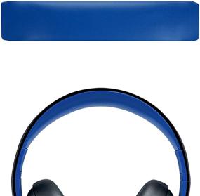 img 4 attached to Upgraded Protein Leather Headband Pad Replacement for Playstation Gold Wireless Stereo Headset PS3 PS4 Playstation 4 CECHYA-0083 - Headband Cushion Repair Parts (Blue)