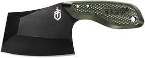 img 4 attached to 🔪 Gerber Gear 30-001694 TRI-Tip Mini Cleaver: Compact Fixed Blade Knife with Sheath - Green