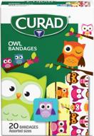 🦉 curad bandages owl assortment - 120 piece set with 6 boxes of 20 логотип