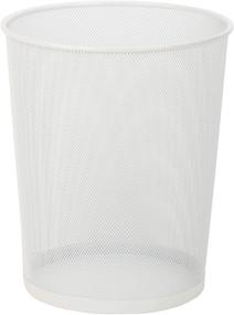 img 3 attached to 🗑️ Honey-Can-Do TRS-02120 Steel Mesh Waste Basket, White, 18-Liter/4.7-Gallon Capacity - Efficient and Stylish Storage Solution for Any Space!