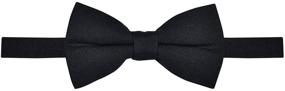 img 2 attached to 👔 Stylish and Convenient Retreez Solid Plain Cotton Pre Tied Boys' Accessories: Perfect for Any Occasion!