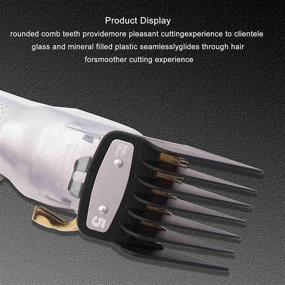 img 1 attached to 🔖 Wahl Clipper Guards Cutting Guides - 1/16 to 1 Inch Range, 10-Pack