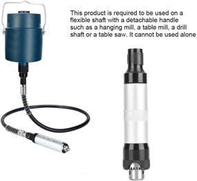 img 2 attached to 🔧 Versatile Stainless Steel Flex Shaft Handle Key Drill Chuck: The Ultimate Rotary Tool Accessory for Precision Grinding, Flexible Shaft, 0.3~6mm Capacity