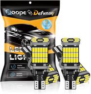 qoope super bright 921 led лампа неполярная 912 led лампа заднего хода 45-smd 4014 микросхемы ошибка canbus free т15 906 w16w led лампа для фонарей заднего хода. логотип