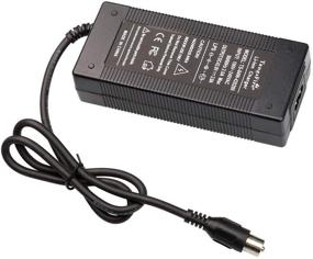 img 2 attached to 🔌 High-Quality 36V 2A Charger: Output 42V for Electric Scorer 10S Lithium Battery Pack with RCA 10mm Lotus Plug