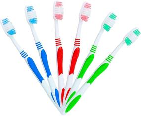 img 4 attached to Convenient 100 Bulk Individually Wrapped Toothbrush Set - Perfect for Travel and Everyday Use!