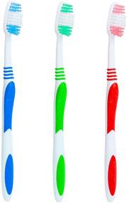 img 1 attached to Convenient 100 Bulk Individually Wrapped Toothbrush Set - Perfect for Travel and Everyday Use!