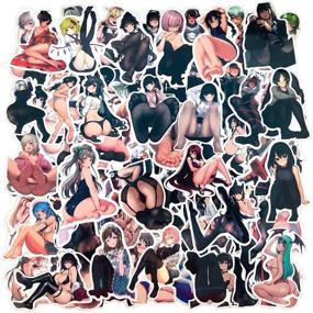 img 2 attached to 🔞 100pcs Adult Anime Sexy Hentai Sticker Pack – No Repeat Girl Foot Stickers for Water Bottles, Laptops, Skateboards, Bicycles, Luggage, Guitars, Travel Cases, and Bikes.