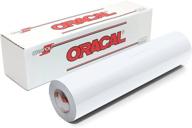 🔪 craft cutters and vinyl sign cutters - oracal 651 matte white vinyl roll (12"x 25') logo