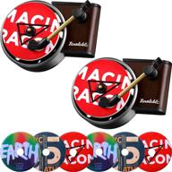 retro record player car fragrance diffuser clips with aromatherapy tablets for car decor logo