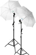 📸 selens 1200w lighting kit umbrella diffuser for portrait photography, social media, youtube, webcast, blogging, interview, movie, filming, video recording, headshot - improved seo logo