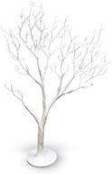 🎄 44llc decorative 39&#34; white twig tree: perfect for holiday, wedding home décor, displays & promoting events логотип