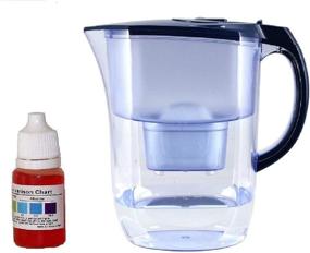 img 4 attached to ⚡️ Ehm Ultra II Premium Alkaline Water Pitcher & PH Test Kit - 3.8L Pure Healthy Water Ionizer, Activated Carbon Filter - Naturally Mineralized Alkaline Water, Clean & Toxin-Free, pH 9.5