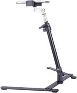 enhanced adjustable webcam tripod with cellphone holder & overhead phone mount - ideal stand for teaching online, live streaming, food crafting, demo drawing, sketching & recording logo