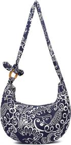 img 4 attached to COTON POSE Crossbody Bohemian Off White Women's Handbags & Wallets
